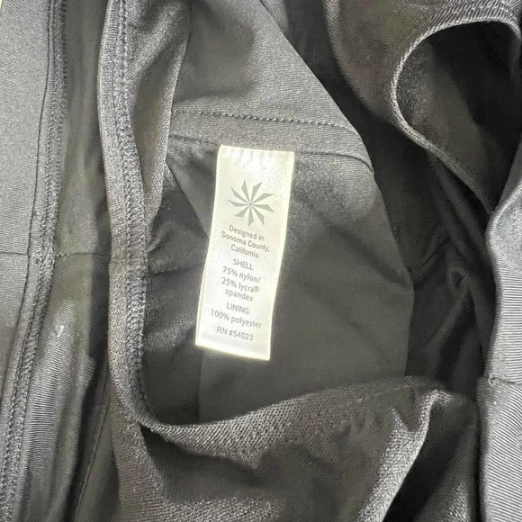 Athleta Lined Running Shorts Black Size‎ M - Picture 5 of 9